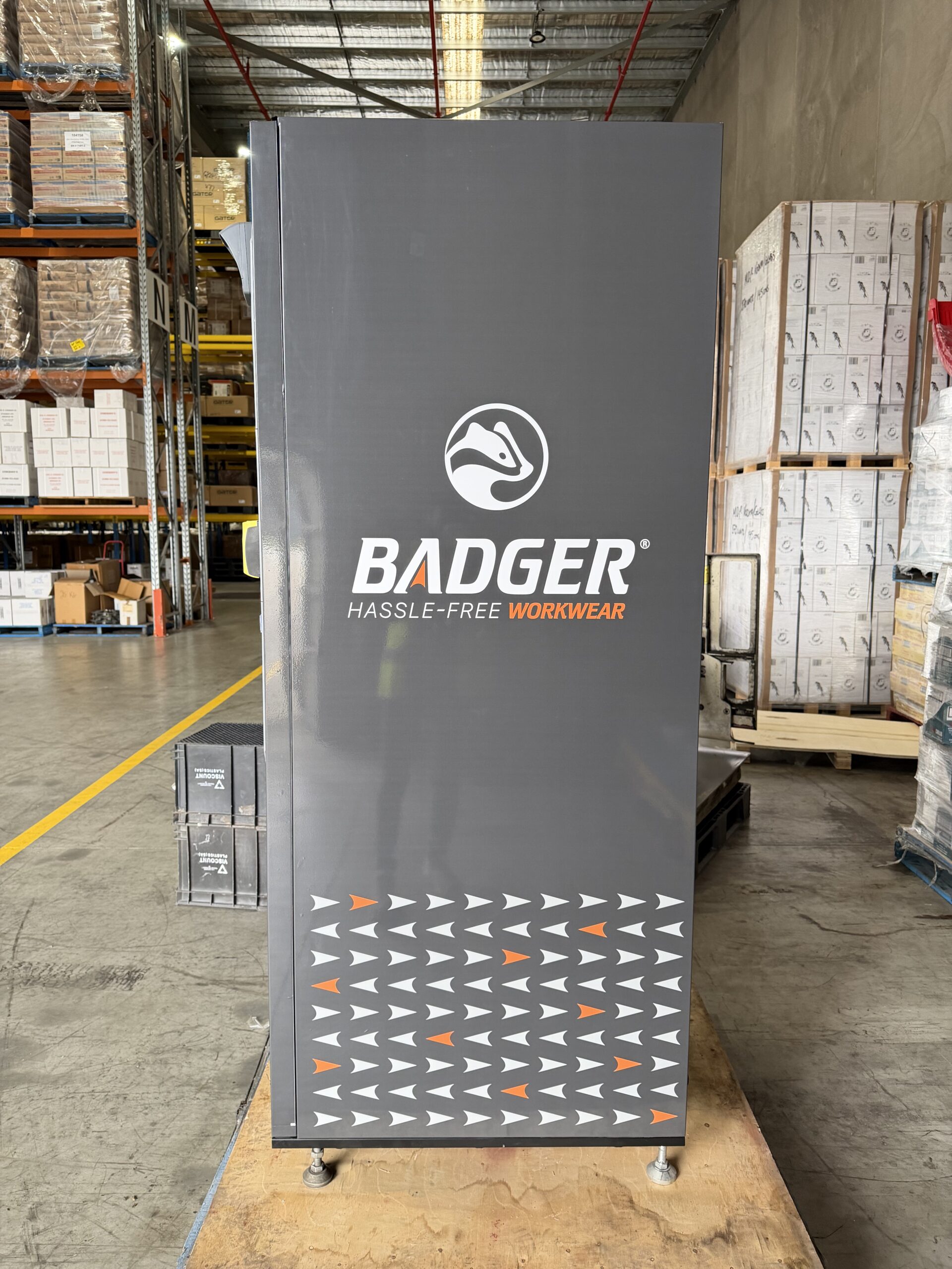 Badger vending machine wrap