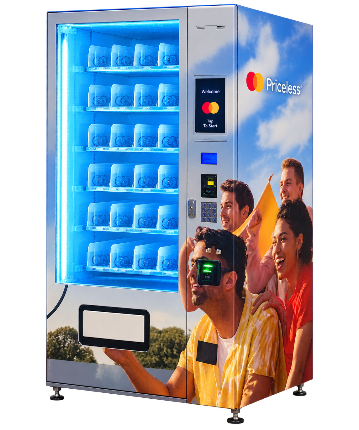Mastercard vending machine wrap