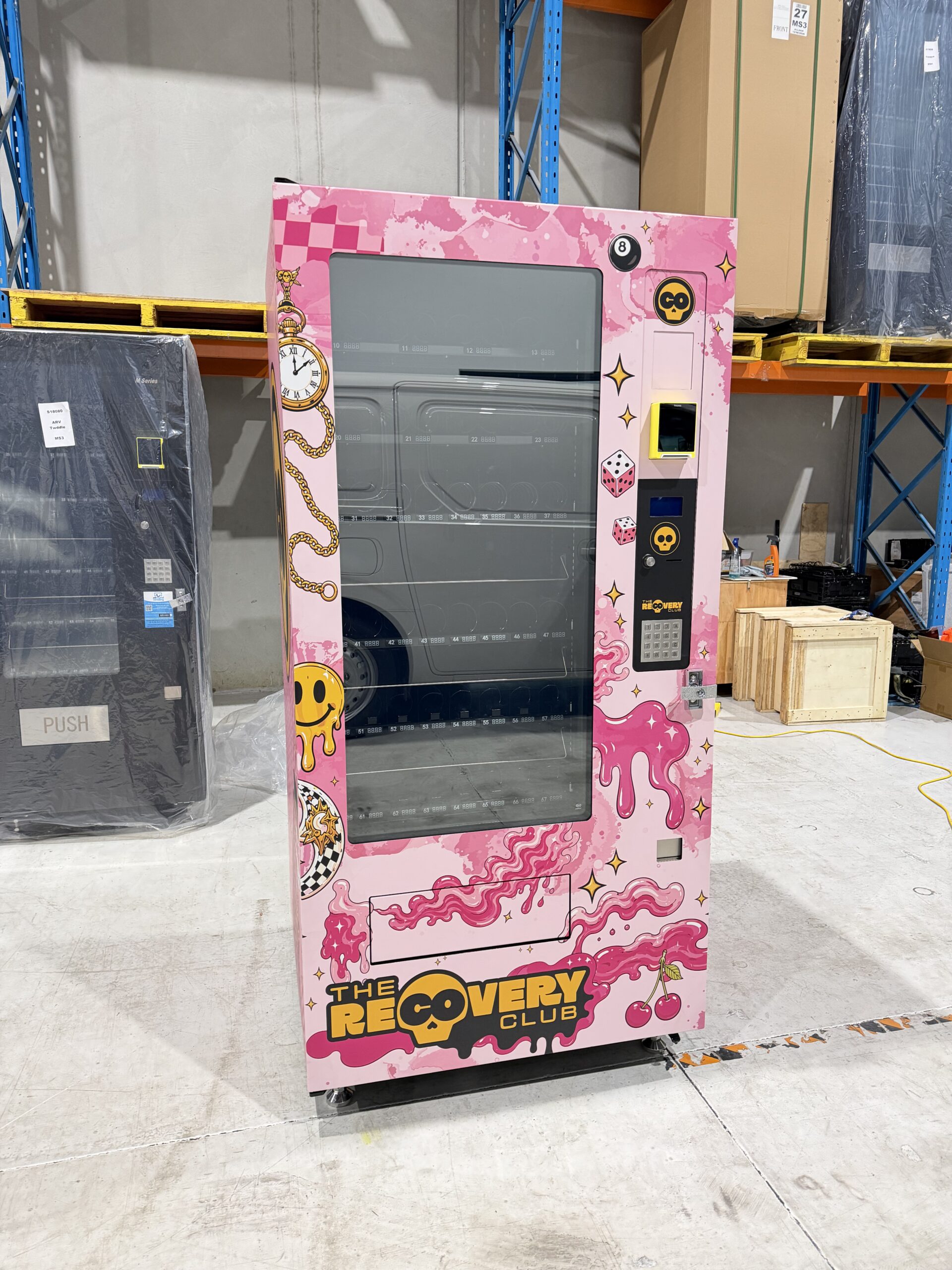 The Recovery Club vending machine wrap photo 2