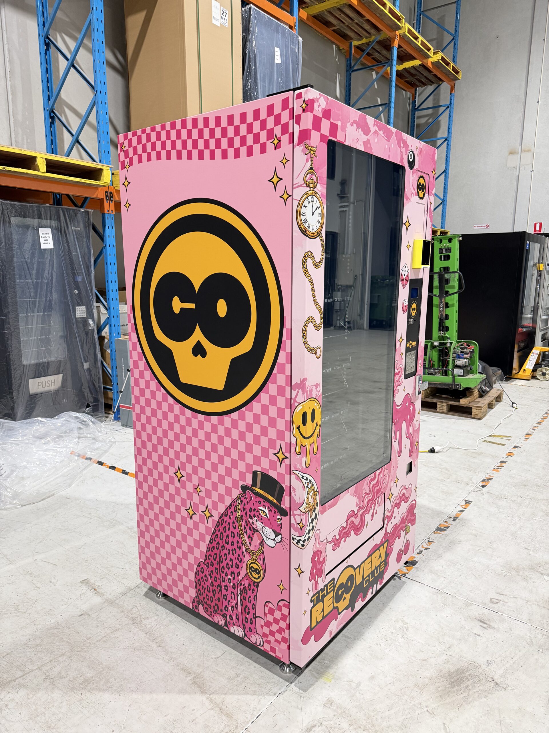 The Recovery Club vending machine wrap photo 3