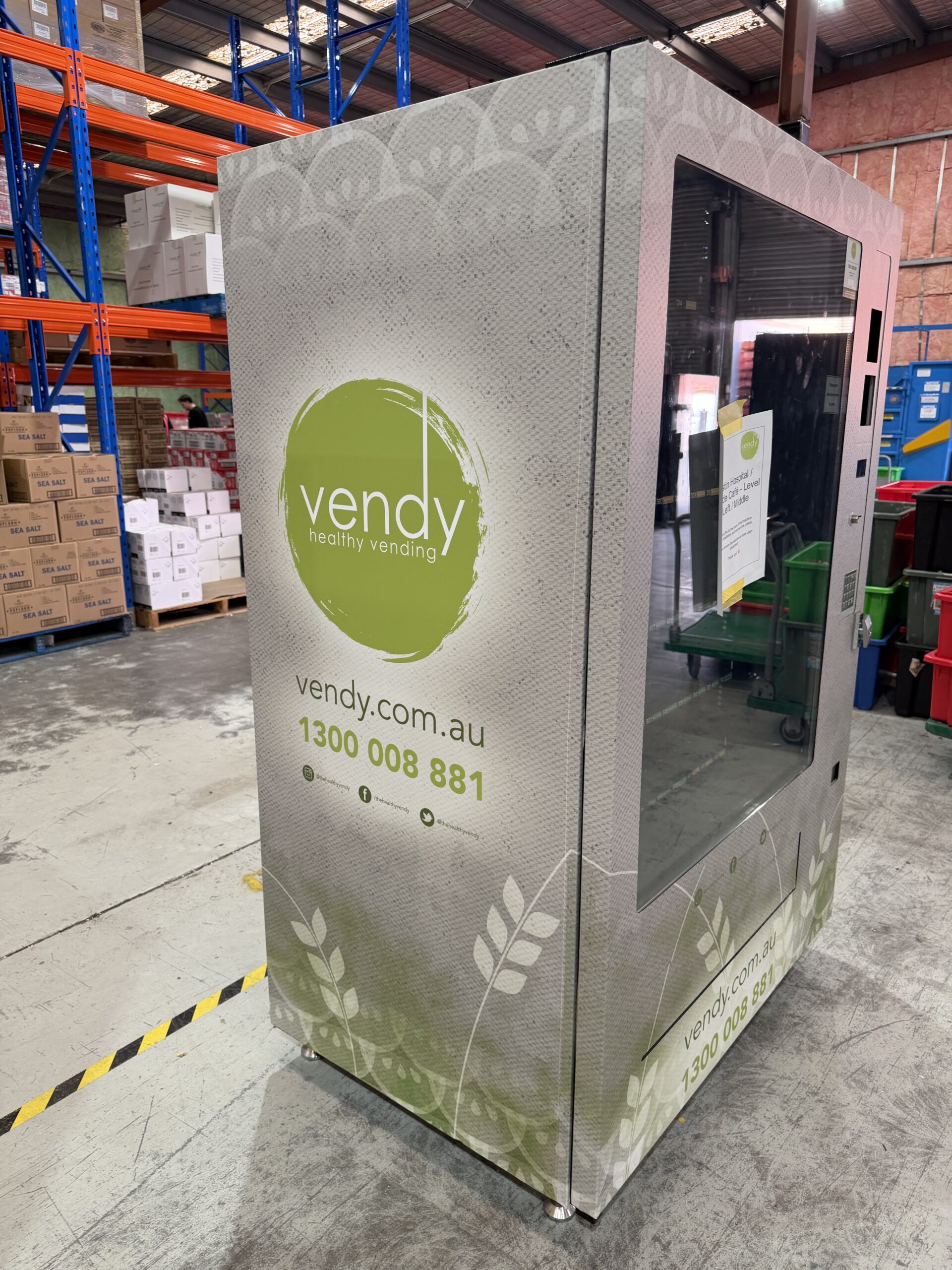 Vendy vending machine wrap